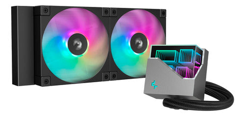 Deepcool Lt240 Enfriamiento Líquido Cpu 2x 120mm 2400rpm Neg