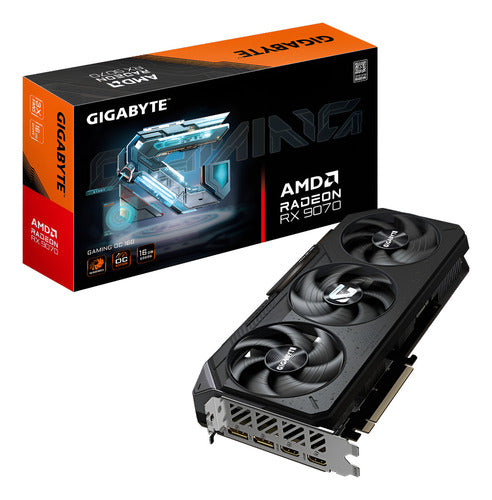 Gigabyte Amd Radeon Rx 9070 Gaming Oc, 16gb 256-bit Gddr6