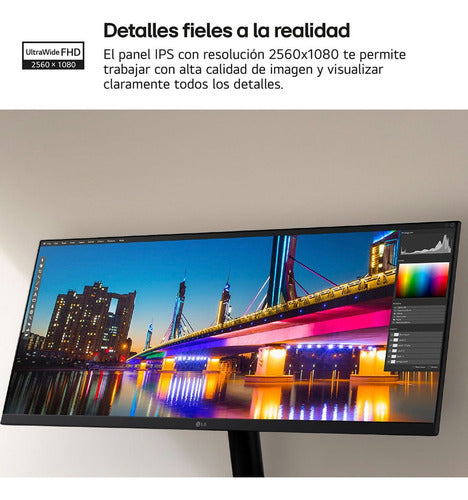 Monitor Lg 29u511a-b Led 29 , 2560x1080 Uwfhd 100hz Negro