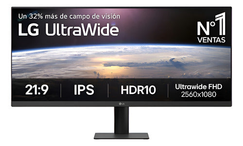 Monitor Lg 29u511a-b Led 29 , 2560x1080 Uwfhd 100hz Negro