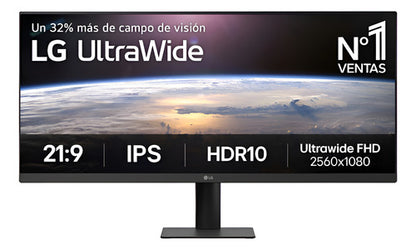 Monitor Lg 29u511a-b Led 29 , 2560x1080 Uwfhd 100hz Negro