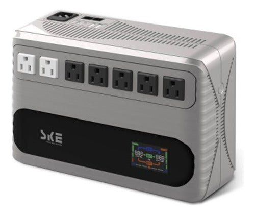 No Break Skele Gf1000, 600w, 100kva Salida 120v, 7 Salidas
