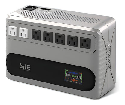 No Break Skele Gf1000, 600w, 100kva Salida 120v, 7 Salidas
