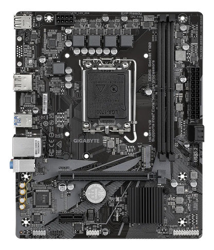 Tarjeta Madre Gigabyte H610m K V2, Micro-atx 1700 128gb Ddr5 Negro