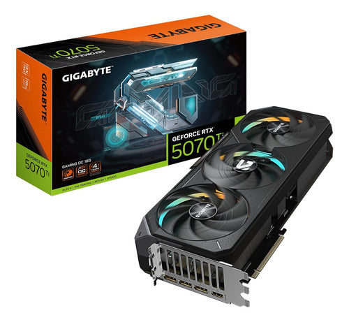 Tarjeta Video Gigabyte Nvidia Geforce Rtx 5070 Ti Gaming Oc