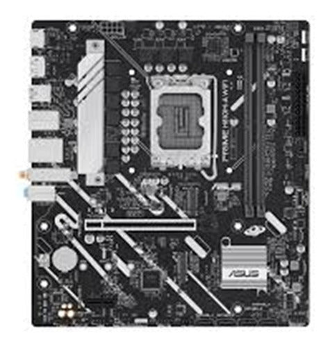 Tarjeta Madre Asus Prime H810m-a Wifi, Micro-atx 128gb Ddr5 Negro