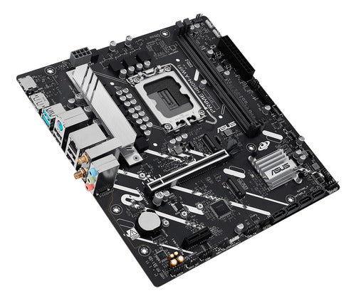 Tarjeta Madre Asus Prime H810m-a Wifi, Micro-atx 128gb Ddr5 Negro