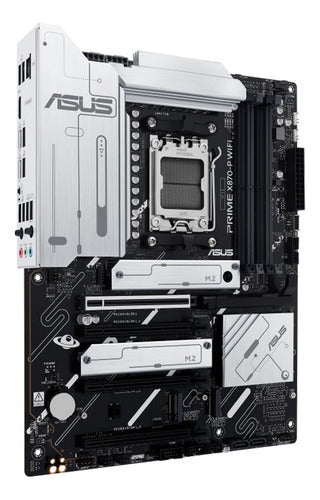 Tarjeta Madre Asus Prime X870-p Wifi Atx Am5 192gb Ddr5 Amd Negro