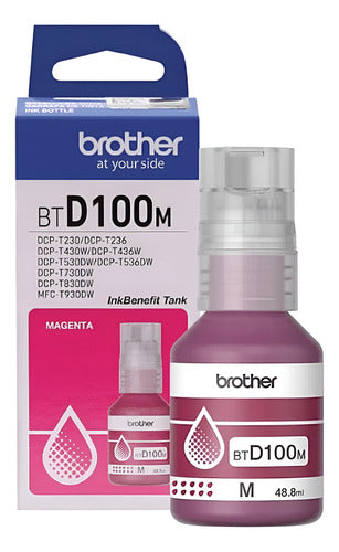 Tinta Brother Btd100m Magneta Serie Inkbenefit Tinta Magenta