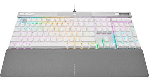 Teclado Gamer Corsair K70 Rgb Pro Mecánico Switch Opx Blanco