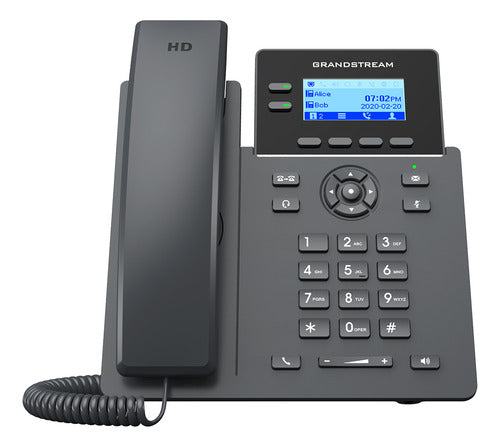 Grandstream Teléfono Ip Grp2602p Con Pantalla 2.21  2 Líneas
