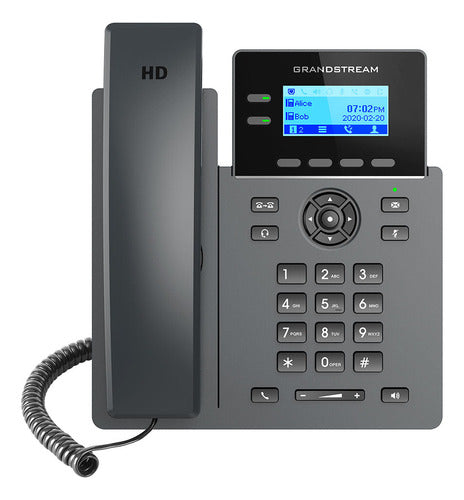 Grandstream Teléfono Ip Grp2602p Con Pantalla 2.21  2 Líneas