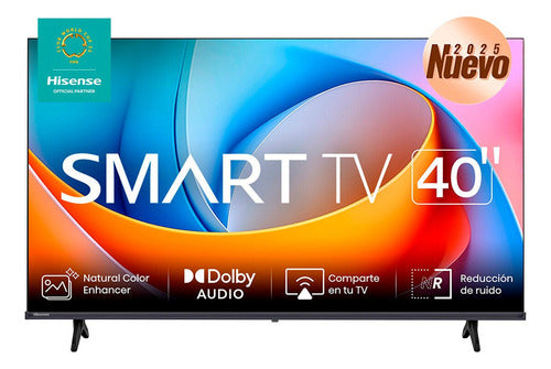 Hisense Smart Tv Led 40a4nv 40 , Full Hd, Negro