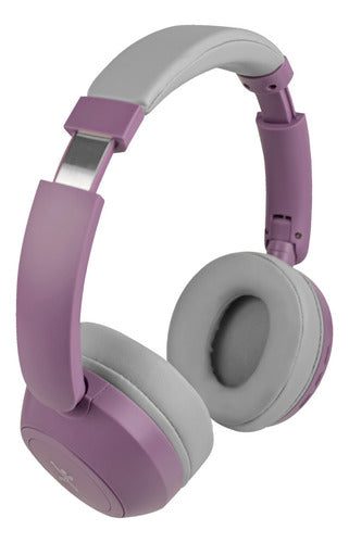 Perfect Choice Audífonos Soundia, Bluetooth,  Usb-c, Morado