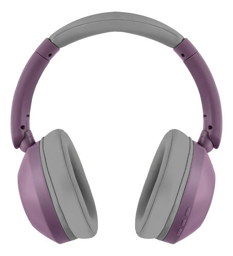 Perfect Choice Audífonos Soundia, Bluetooth,  Usb-c, Morado