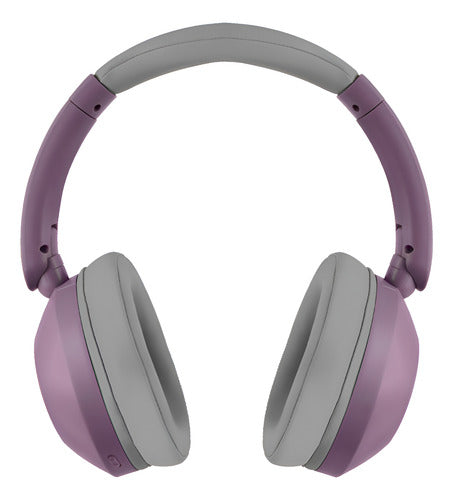 Perfect Choice Audífonos Soundia, Bluetooth,  Usb-c, Morado