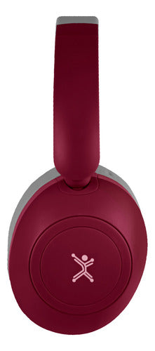 Perfect Choice Audífonos Soundia, Bluetooth,  Usb-c, Rojo