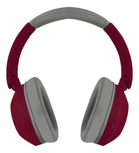 Perfect Choice Audífonos Soundia, Bluetooth,  Usb-c, Rojo
