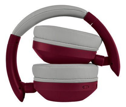 Perfect Choice Audífonos Soundia, Bluetooth,  Usb-c, Rojo