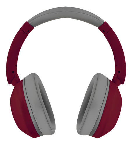 Perfect Choice Audífonos Soundia, Bluetooth,  Usb-c, Rojo