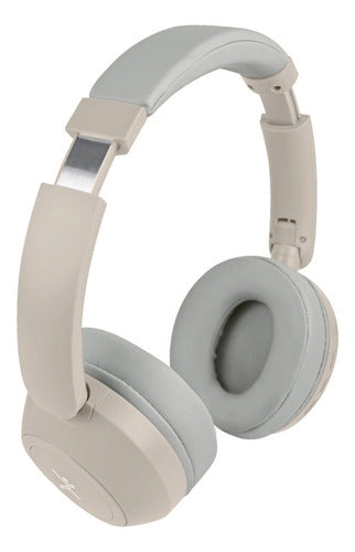 Perfect Choice Audífonos Soundia, Bluetooth, Usb-c, Taupe