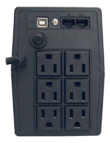 No Break Interactivo Optima 750 750va/375w 60hz 6 Nema 5/15r