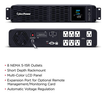 No Break Cyberpower Cp1500pfcrm2u, 1000w 1500va 120v, 8 Cont