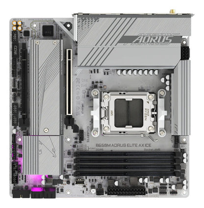 Tarjeta Madre Gigabyte B650m Aorus Elite Ax Ice Micro-atxam5