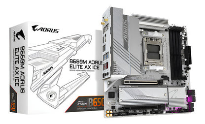 Tarjeta Madre Gigabyte B650m Aorus Elite Ax Ice Micro-atxam5
