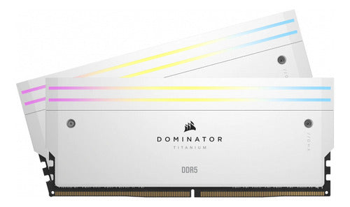 Kit Memoria Ram Corsair Rgb Ddr5 6000mhz 32gb 2x16gb Blanco