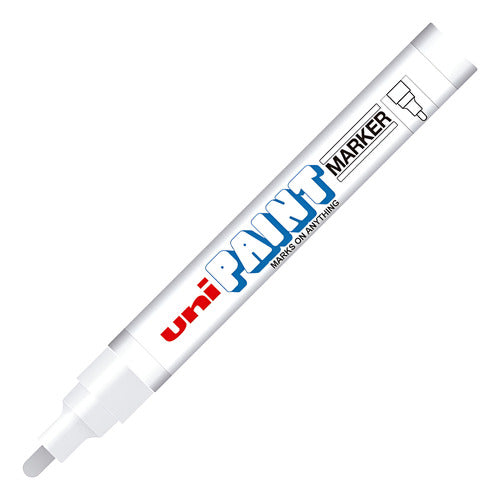 Marcador Permanente Azor Unipaint Px20bl Color Blanco 12pzs