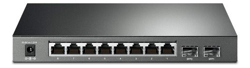 Switch Tp-link Gigabit Ethernet Tl-sg2210p 8 Puertos Admin