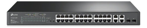 Switch Tp-link Fast Ethernet Jetstream Tl-sl2428p 28 Puertos