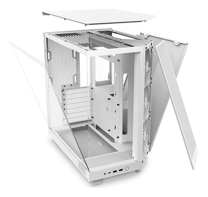 Gabinete Nzxt H6 Flow Blanco Cc-h61fw-01 Atx/matx/m-itx 3fan