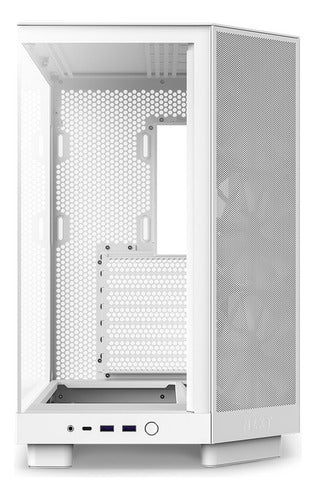 Gabinete Nzxt H6 Flow Blanco Cc-h61fw-01 Atx/matx/m-itx 3fan