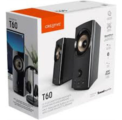 Creative Labs Bocina Computadora T60 2.0, 30w Rms, 2 Piezas