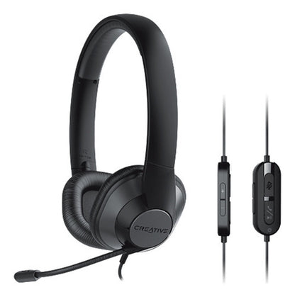 Creative Labs Audífonos Con Micrófono Hs-720 V2 Usb, Negro