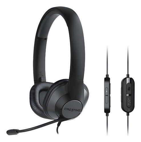 Creative Labs Audífonos Con Micrófono Hs-720 V2 Usb, Negro