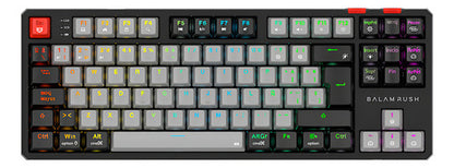 Teclado Balam Rush Level Pro Gk990 Led Rgb Tkl Mecánico Neg