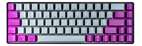 Teclado Naceb Na-0963g Led Rgb 60% Mecánico Óptico Alámbrico
