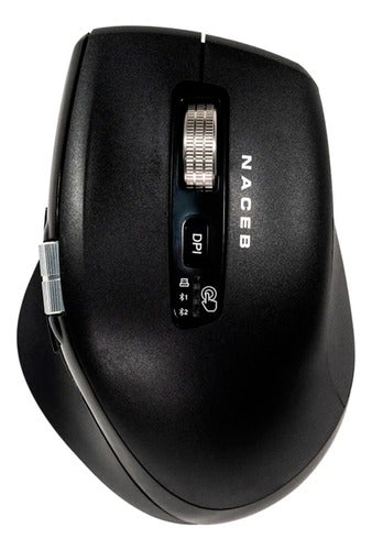 Mouse Vertical Naceb Infinity Confort Cs1 3200dpi Na-0133