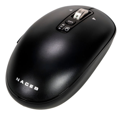 Mouse Naceb Óptico Infinity Elemental Ls1 Bluetooth 3.200dpi