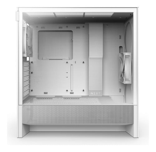 Gabinete Nzxt H5 Flow, Midi-tower 2  Instalados, Blanco