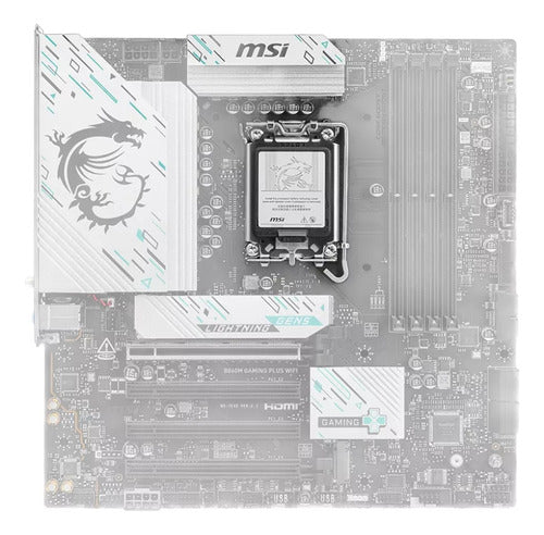Tarjeta Madre Msi B860m Gaming Plus Wifi Micro-atx 1851 Ddr5