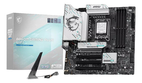 Tarjeta Madre Msi B860m Gaming Plus Wifi Micro-atx 1851 Ddr5