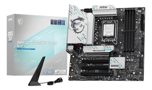 Tarjeta Madre Msi B860m Gaming Plus Wifi Micro-atx 1851 Ddr5