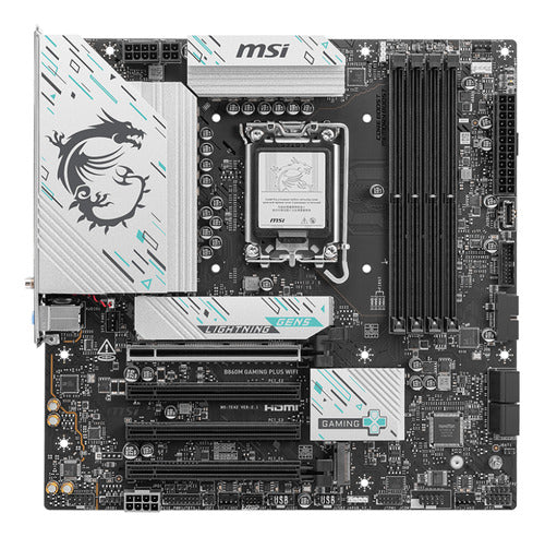 Tarjeta Madre Msi B860m Gaming Plus Wifi Micro-atx 1851 Ddr5