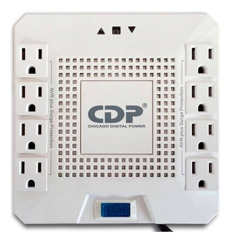 Regulador Cdp R-avrpro1808, 1000w, 1800va, 8 Contactos