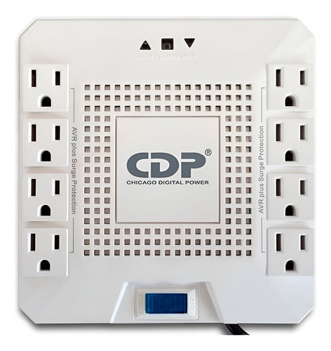Regulador Cdp R-avrpro1808, 1000w, 1800va, 8 Contactos