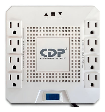 Regulador Cdp R-avrpro1808, 1000w, 1800va, 8 Contactos